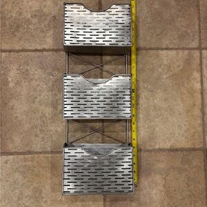 Silver Metal Wall Organizer